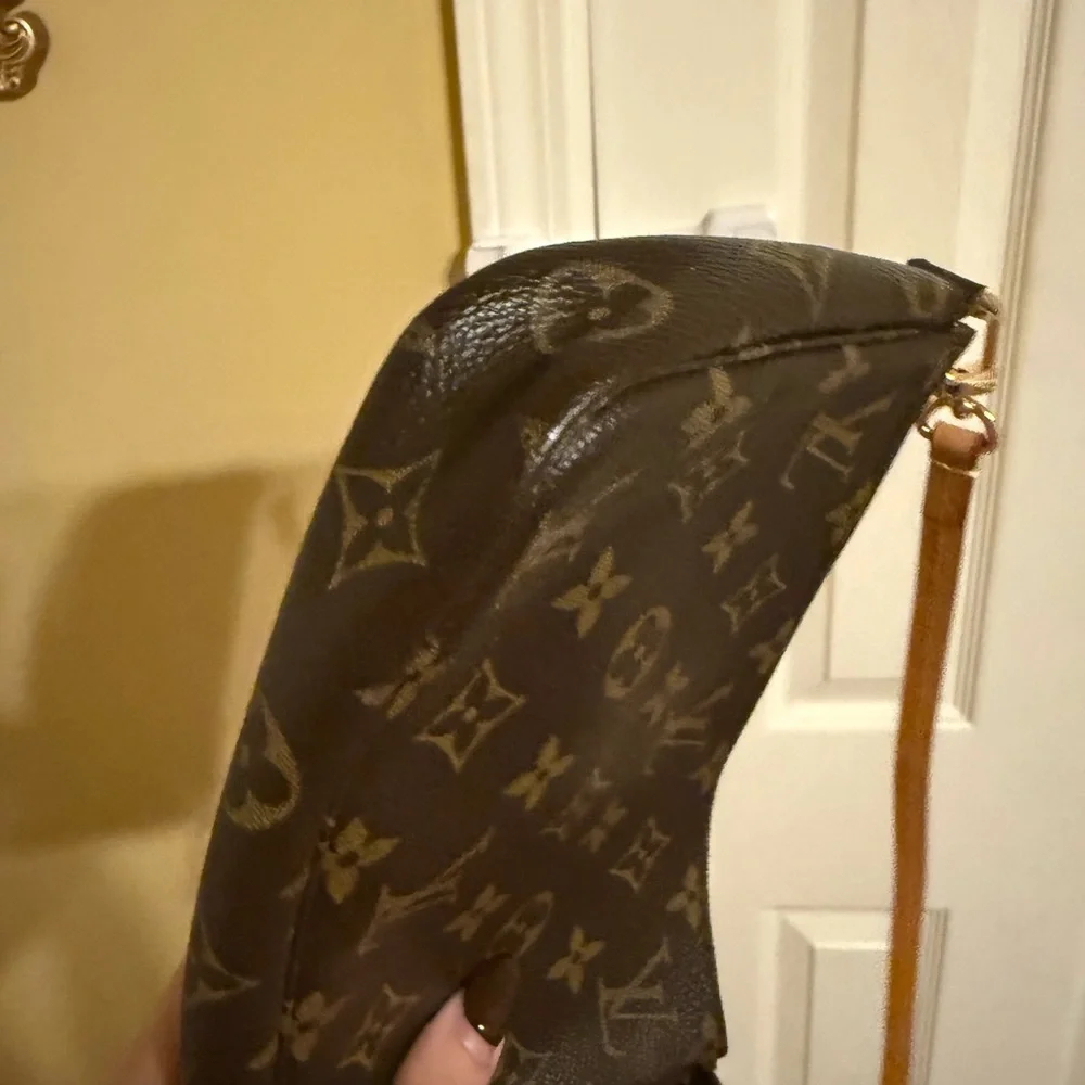 Louis Vuitton Dark Monogram Pochette Accessoires Purse - Picture 4 of 14